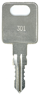 Fastec Industrial 301 - 351 [FIC3 BLANK] - 315 Replacement Key