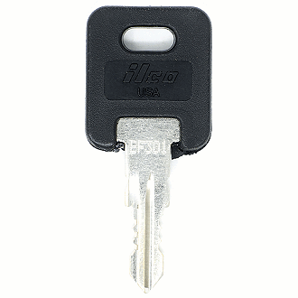 1 FIC RV Code Cut PURPLE Plastic Head  Keys EF301 EF351, CH751 BRASS ONLY 