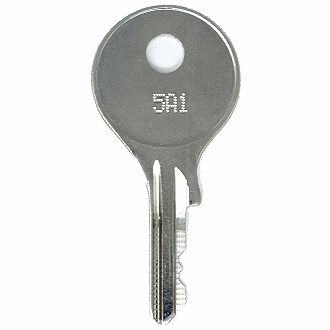 Hafele 5A1 - 5A2600 - 5A2580 Replacement Key