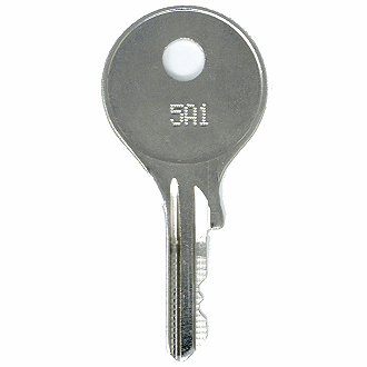 Hafele 5A1 - 5A2600 - 5A1042 Replacement Key