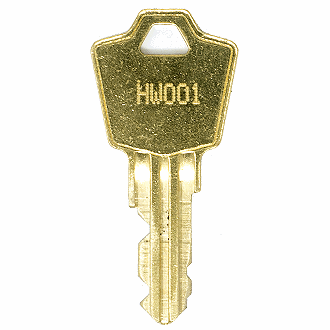 Haworth HW001 - HW300 [ES11 BLANK] - HW204 Replacement Key