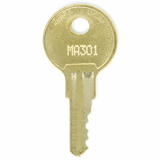 2 Haworth File Cabinet Keys SL001 thru SL050 With Key Tag 