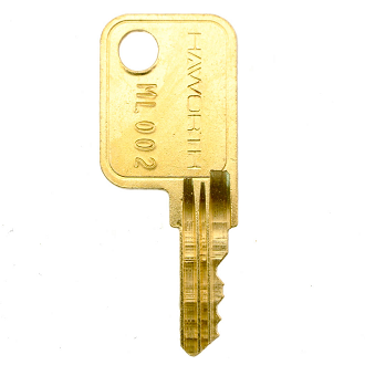 Haworth ML001 - ML300 - ML180 Replacement Key