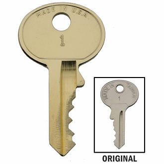 HON 1 - 10 [TAIWAN - M1 BLANK] - 1 Replacement Key