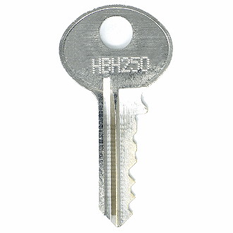 Hudson HBH250 - HBH1249 - HBH368 Replacement Key