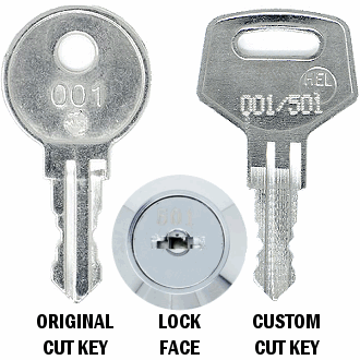 MERONI Cabinet Keys-New Keys Made To Code Number 