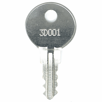Ilco 3D001 - 3D100 - 3D042 Replacement Key