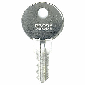 Ilco 9D001 - 9D100 - 9D043 Replacement Key