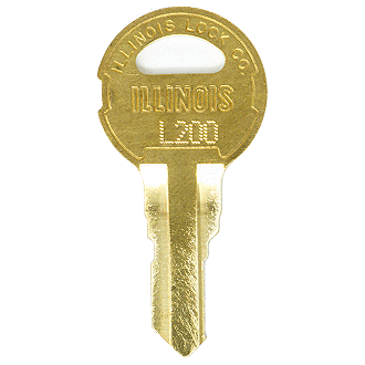 Illinois Lock L200 - L451 - L299 Replacement Key