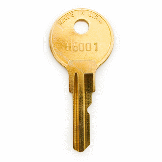2 KNOLL File Cabinet Keys H6001-H6250  Office Furniture Keys Cut to Code 