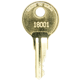 Korden 18001 - 18031 - 18019 Replacement Key
