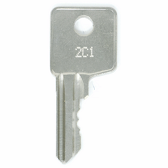 Lista Tool Box Replacement Key Pre-Cut To Your Key Code Number 2C0001-2C2600 