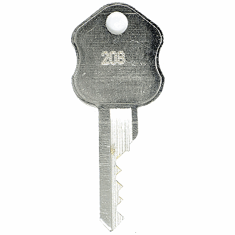 M-S Cash Drawer 208 - 208 Replacement Key