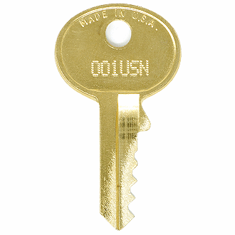 Master Lock 001USN - 4500USN - 1688USN Replacement Key