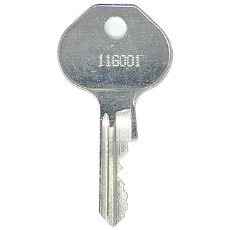 Master Lock 11G001 - 11G999 [1092-6000 BLANK] - 11G602 Replacement Key