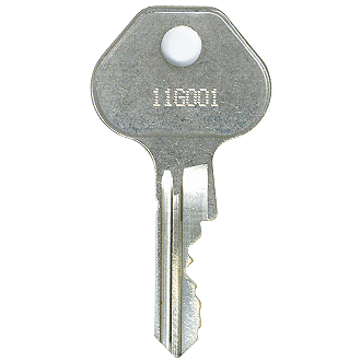 Master Lock 11G001 - 11G999 [1092-6000B-M25 BLANK] - 11G338 Replacement Key