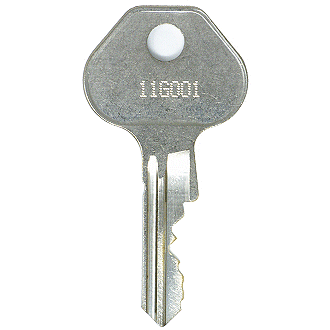 Master Lock 11G001 - 11G999 [1092-6000B-M25 BLANK] - 11G177 Replacement Key