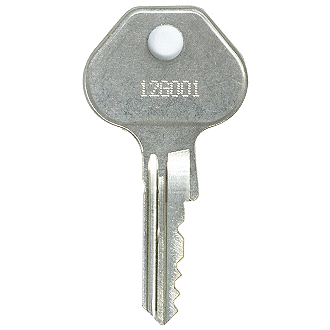 Master Lock 12G001 - 12G999 [1092-6000B-M25 BLANK] - 12G382 Replacement Key