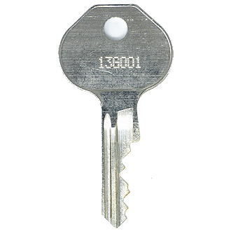 Master Lock 13G001 - 13G999 [1092-6000 BLANK] - 13G878 Replacement Key