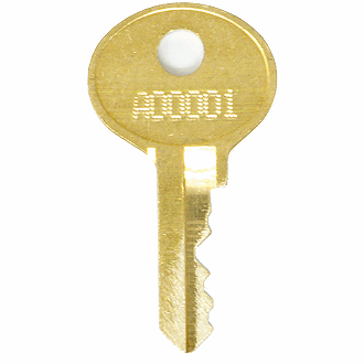 Master Lock AO0001 - AO4500 - AO1886 Replacement Key