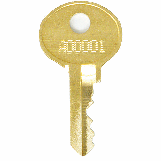 Master Lock AO0001 - AO4500 - AO3281 Replacement Key