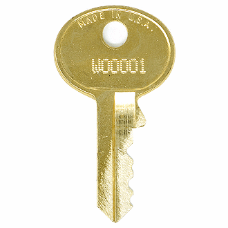 Master Lock WO0001 - WO1000 - WO0398 Replacement Key