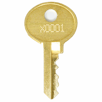 Master Lock X0001 - X1650 - X0555 Replacement Key