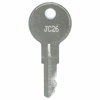 MMF Industries JC26 - JC50 - JC43 Replacement Key