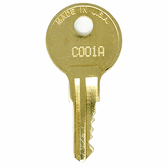 CompX National C001A - C783A [OVAL] - C252A Replacement Key