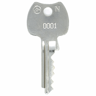 Olympus Lock 0001 - 2000 - 0558 Replacement Key