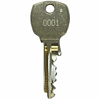 Olympus Lock 0001 - 2000 - 1469 Replacement Key