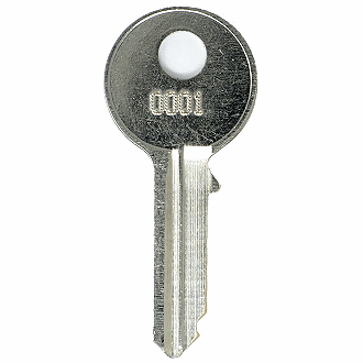 Real Locks 0001 - 1005 - 0977 Replacement Key