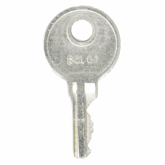 Sandusky SCL1 - SCL50 - SCL1 Replacement Key