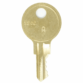 1 Sentry safe lock  keys for Model HL100ES and H060ES Takes a 4 sided key 
