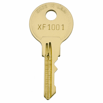 2X00-2X99 key Locksmith cut to code Pair of 2 keys for STEELCASE cabinet lock 