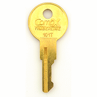 CompX 121E Timberline Lock Core & Key Lot of 10  Black  #9531 