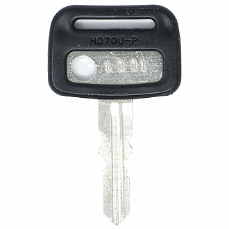 Example Triumph Lock 1001 - 1700 shown.