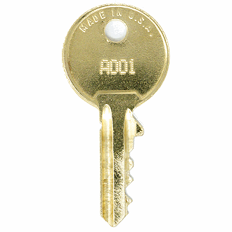 New American Lock Mortise Cylinder 9110 X04 Yale 8 keyway w/ 2 keys Old Stock 