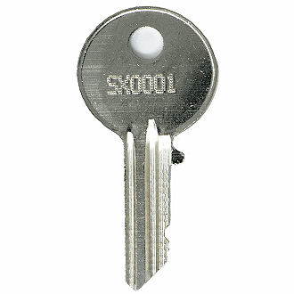 Yale Lock SX001 - SX1000 - SX541 Replacement Key
