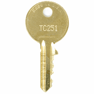 Yale Lock TC251 - TC1350 Keys 