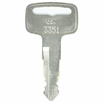 Yamaha 3351 - 3400 - 3376 Replacement Key