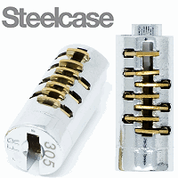 Steelcase FR305 - FR800 [CHROME] Lock Core Series