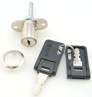 A-ZUM Drawer/Cabinet Lock Removable Core System - SKU: LW0227