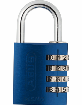 ABUS Combination Padlock - SKU: 145/40 BLUE