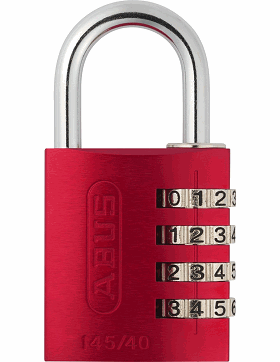 ABUS Combination Padlock - SKU: 145/40 RED