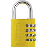 ABUS Combination Padlock - SKU: 145/40 YELLOW