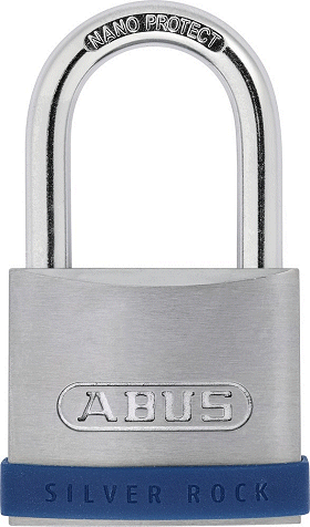 ABUS Silver Rock 5/50 Padlock for Jobsite Storage Boxes - SKU: 5/50 KA/KD