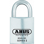 ABUS Brushed Aluminum Padlock - SKU: 83AL/45 300 OB