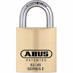 ABUS Schlage 45mm All Weather Solid Brass Rekeyable Padlock with 1 Inch Shackle - SKU: 83/45