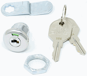 Architectural Mailboxes Lock, Cam & Keys for The Regent 2507, The Saratoga 2550 & The Chelsea 2580 Series Wall Mount Mailboxes - SKU: 5121-Y11-2507